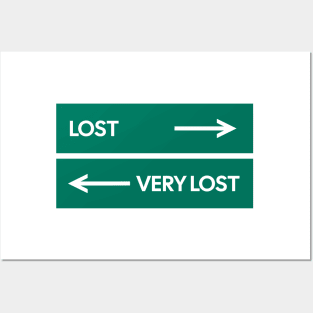 Lost or Very Lost? Posters and Art